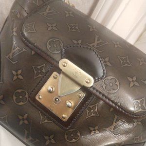 Louis Vuitton Sergeant Handbag Limited Edition Monogram Embossed Leather PM  at 1stDibs